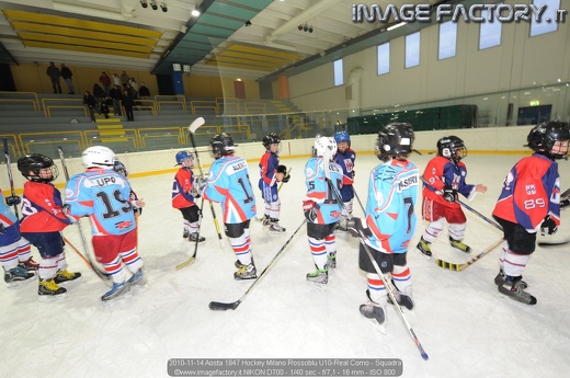 2010-11-14 Aosta 1847 Hockey Milano Rossoblu U10-Real Como - Squadra